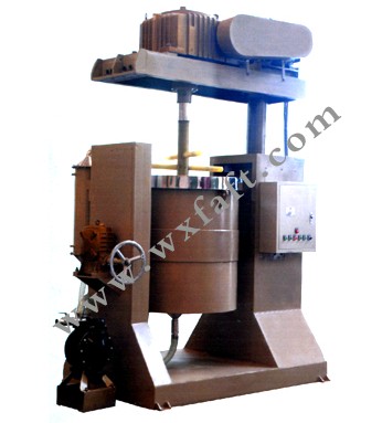 Vertical lift stirred ball mill 